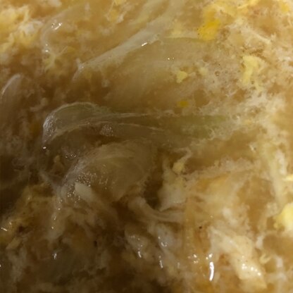 普通の玉ねぎで作らせていただきました！！
玉ねぎの優しい甘みが良いですね(o^^o)
とっても美味しい中華スープでした！！